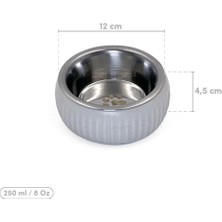 Tp Buğz Mikopet Organik Seramik Mama Kabı Gri