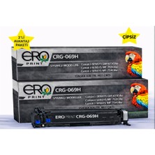 Ero Print Canon i-SENSYS LBP-673Cdw Siyah Muadil Toner - 7600 Sayfalık Çipsiz Toner - 2'li Avantaj Paket