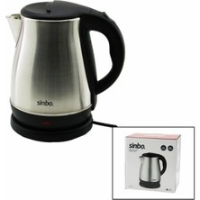 Ayder Timya ÇELİK  KETTLE SU ISITICISI KABLOSUZ KULLANIM  1.8LT  360° DÖNEBİLME OTOMATİK KAPANMA SK-8028 (Timya/Go1395)  197649