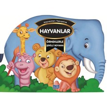 Parıltı Yayınları Örneklerle Şekilli Boyama - Hayvanlar