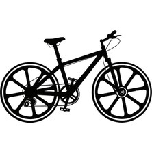 AK-SA-STR Bisiklet Model 5 Oto Özel Yeni Sticker 25 x 15 cm