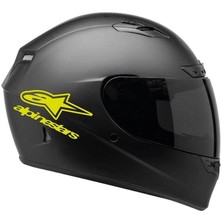 AK-SA-STR Tek Renk Alpinastar (Alpinastar Helmet Stickers) Kask Sticker Etiket Modeli