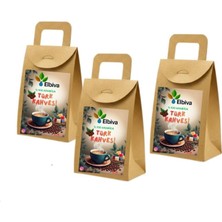 Elbiva Orta Kavrulmuş Türk Kahvesi 100 gr 3 Lü Paket