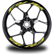 AK-SA-STR Revs Your Heart Yazılı Metalik Gri Arka Maşa Sticker Etiket Mode