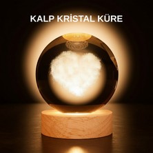 Zero Land Nrtmsa Romk Kalpli Kristal Cam Küre Usb’li Işıklı Dekoratif Obje