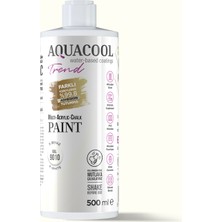 Aquacool Trend Su Bazlı Hibrit Boya Kapı, Dolap, Fayans, Mobilya Boyası Ral 9010 P. Beyaz 500ML