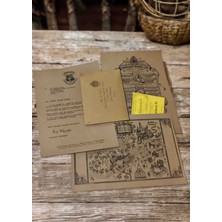 Lemonade Concept Hogwarts Kabul Mektubu Seti, Çapulcu Haritası Hediyeli - Gerçek Mum Mühürlü