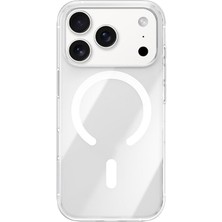 Zore Apple iPhone 17 Pro Max Uyumlu Kılıf Zebana Şeffaf Silikon Kılıf (Kablosuz Şarj Destekli) Şeffaf