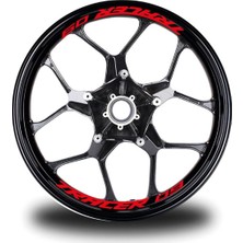 AK-SA-STR Tracer-09 Yazılı 8li Jant Içi Yazı Sticker Etiket