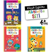 İndigo Kitap Küçük Dahiler Aktivite Seti 4+ Yaş - 3 Kitap Takım