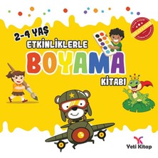 Yeti Kitap Etkinliklerle Boyama Kitabı 2 - (2-4 Yaş)