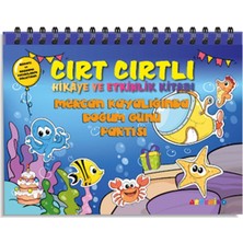 Artenino Yayıncılık Mercan Kayalığında Doğum Günü Partisi - Cırt Cırtlı Hikaye ve Aktivite Kitap Serisi