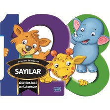 Parıltı Yayınları Örneklerle Şekilli Boyama - Sayılar