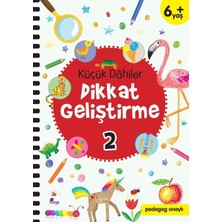 İndigo Kitap Küçük Dahiler Dikkat Geliştirme 2 - 6+ Yaş (Pedagog Onaylı)