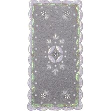Kilim Antik El Işi Ince Kum Boncuklu Runner Sehpa Fiskos Masa Örtüsü 0906 - Yeni - Çok Renkli