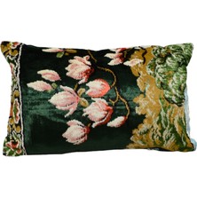 Zehra Abla Halı Yeni El Dokuma Dekoratif Lumbar Kilim Kırlent Yastık Kılıfı 6844