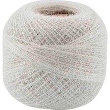 İlk El Grup Çok Amaçlı Örgü ve Nakış Ipi Beyaz 6004