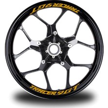 AK-SA-STR Tracer 9 Gt Yazılı 8li Jant Içi Yazı Sticker Etiket