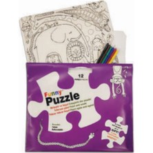 Akademi Çocuk Funny Mat Puzzle - Sevimli Dostlar 30X40CM
