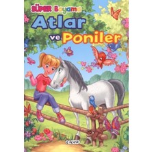Çiçek Yayıncılık Süper Boyama-Atlar ve Poniler-2