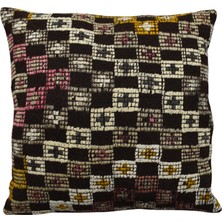 Zehra Abla Halı Yeni El Dokuma Dekoratif Kilim Kırlent Yastık Kılıfı 6909