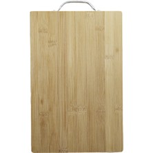 Ayder Timya AHŞAP BAMBU KESİM PANOSU METAL KULPLU 20X30X1.7CM (Timya/Go1395)  199227