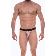 Hafif Giyim Erkek Çok Renkli Fantezi Seksi Desenli Jockstrap HF072248