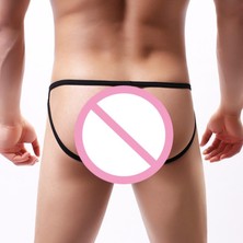 Hafif Giyim Siyah Fileli Seksi Erkek Jockstrap HF10130
