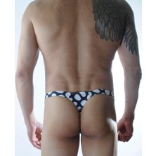 Hafif Giyim Erkek Çok Renkli Fantezi Seksi Puantiye Desenli Tanga DM301139HF