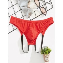 Hafif Giyim Erkek Kırmızı Fantezi Seksi Jockstrap HF030320