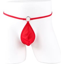 Hafif Giyim Kırmızı Fantezi Seksi Erkek String BC4609HF