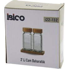 Ayder Timya 2PCS BAMBU KAPAKLI CAM TUZLUK - BİBERLİK - BAHARATLIK 120ML (Timya/Go1395)  199384