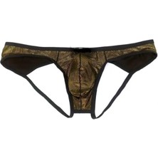 Hafif Giyim Erkek Sarı Fantezi Seksi Jockstrap HF030131
