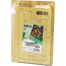 Ayder Timya 2PCS SETD.DÖRTGEN KENARLI - OVAL DELİKLİ AHŞAP BAMBU KESİM PANOSU - KESME TAHTASI 18X28X1CM--22X32X1CM (Timya/Go1395)  199258