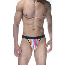 Hafif Giyim Erkek Çok Renkli Fantezi Seksi Desenli String DM102140HF