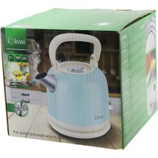 Ayder Timya KİWİ KK-3340B MAVİ NOSTALJİ DEMLİK MODELÇELİK KETTLE SU ISITICI 2.2LT 1800W PASLANMAZ ÇELİK GÖVDE- GİZLİ RESİZTANS (Timya/Go1395)  197656
