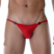 Hafif Giyim Erkek Kırmızı Fantezi Seksi Ip Askılı Slip DM111833HF