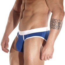 Hafif Giyim Erkek Lacivert Fantezi Seksi Biye Detaylı Slip DM171203HF