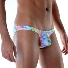 Hafif Giyim Erkek Çok Renkli Fantezi Seksi Puantiye Desenli Slip HF111817