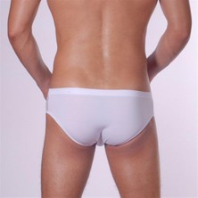 Hafif Giyim Erkek Beyaz Fantezi Seksi Slip DM140547HF