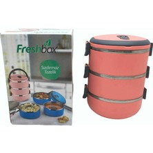 Ayder Timya KOYU PEMBE 3LÜ SEFER TASI SAKLAMA KABI 1.8LT (Timya/Go1395)  199467