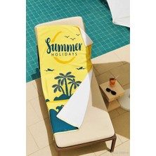 Mira Home Seadream Tropikal Desenli Plaj Havlusu 70X140 cm Summer Holiday