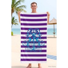 Mira Home Seadream Tropikal Desenli Plaj Havlusu 70X140 cm Çapa