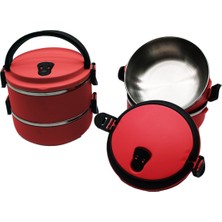 Ayder Timya KOYU PEMBE 2Lİ SEFER TASI SAKLAMA KABI 1.2LT (Timya/Go1395)  199471