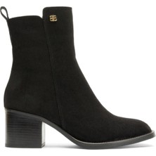 Emienza Orla Süet Altın Broş Detaylı Bayan Bot