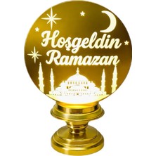 Bkmc Lüks Hoşgeldin Ramazan Işıklı Dekor Ramazan Süsü