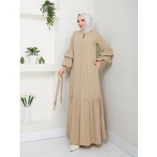 Moda Esre Esre Giyim Tesettür Medine Ipeği Büzgülü