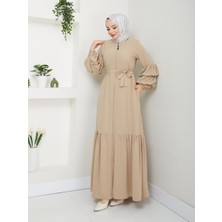 Moda Esre Esre Giyim Tesettür Medine Ipeği Büzgülü