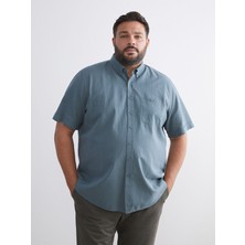 Lc Waikiki Yeni Sezon Regular Fit Kısa Kollu Keten Karışımlı Erkek Gömlek