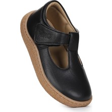 Kiko Kids  Lija %100 Deri Günlük Kız Çocuk Babet Ayakkabı